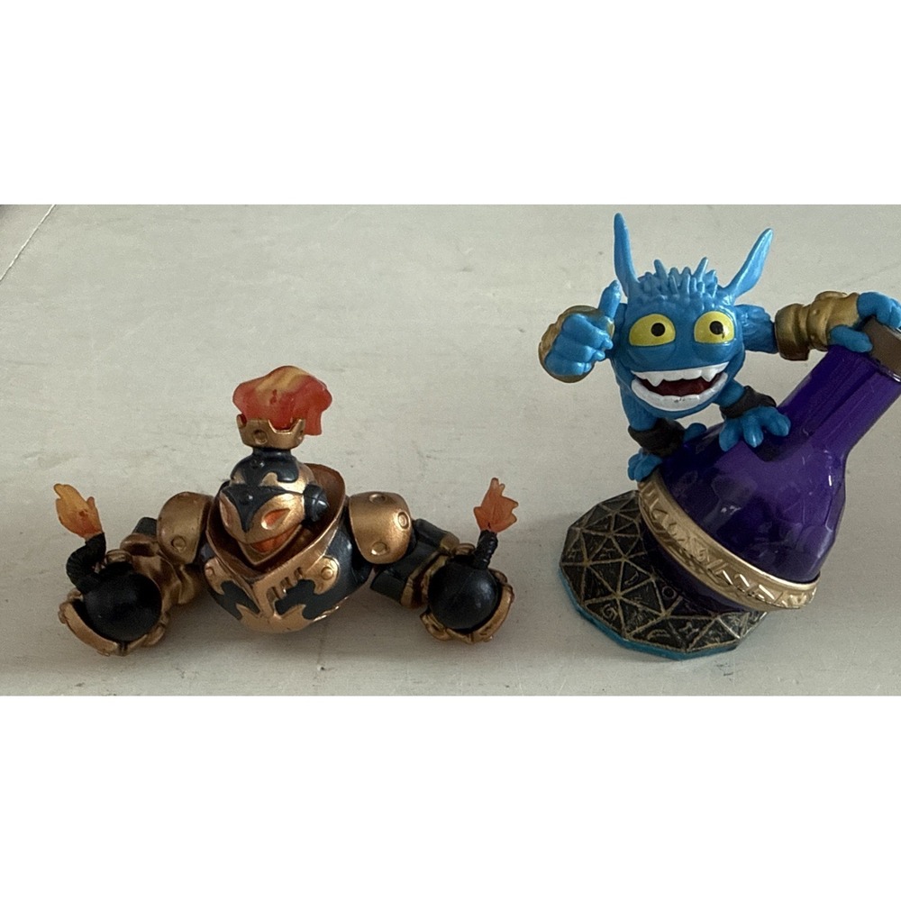 Skylanders Trap Team Super Gulp Pop Fizz Blast Zone Lot 2 - Picture 1 of 3